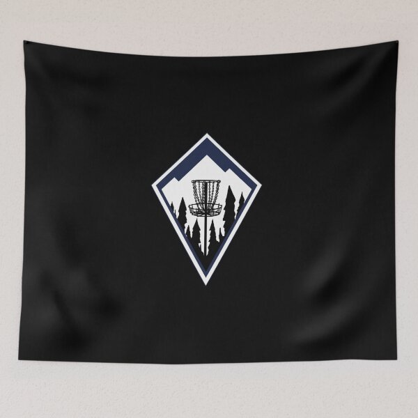 Item preview, Disc Golf Mountains Sticker designed and sold by WingedLizardJo.