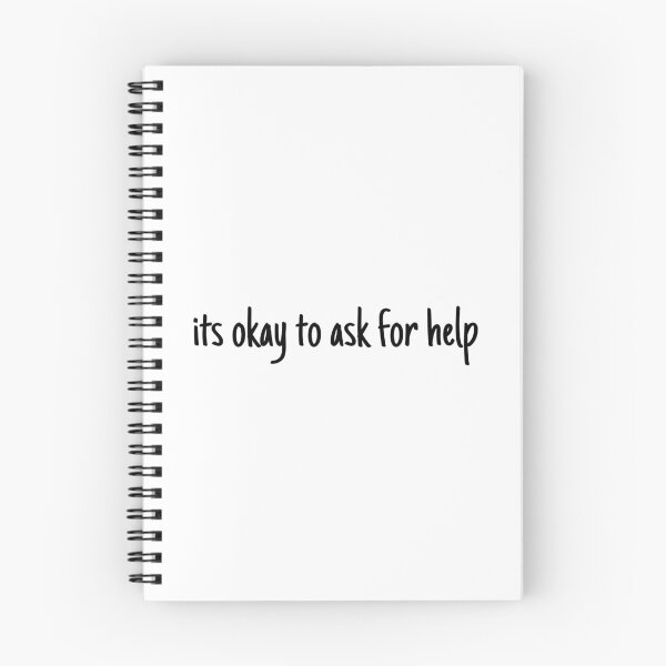 Item preview, its okay to ask for help - mental health and anxiety designed and sold by Therapy by Sen.
