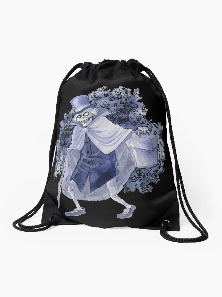 Haunted Mansion Hatbox Ghost Drawstring Bag for Sale by PPricklepants Redbubble