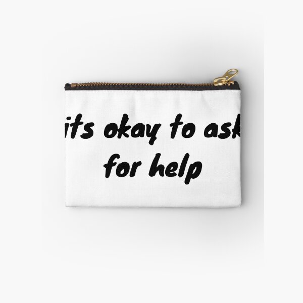 Item preview, its okay to ask for help - mental health and anxiety designed and sold by Therapy by Sen.