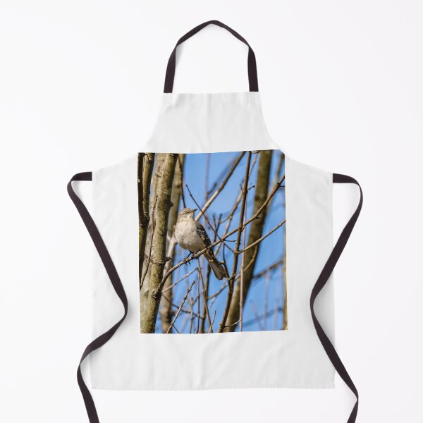 Item preview, A Northern Mockingbird resting on a branch in the forest designed and sold by TP-Designs.