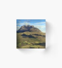 Cotacachi Valley Acrylic Block