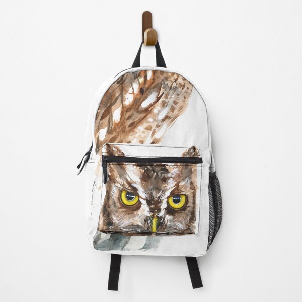 Item preview, Screech Owl Watercolor Art by Luke Kanelov designed and sold by LukeKanelov.