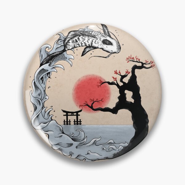 Item preview, Full Circle - Japanese Art designed and sold by limboartworkk.