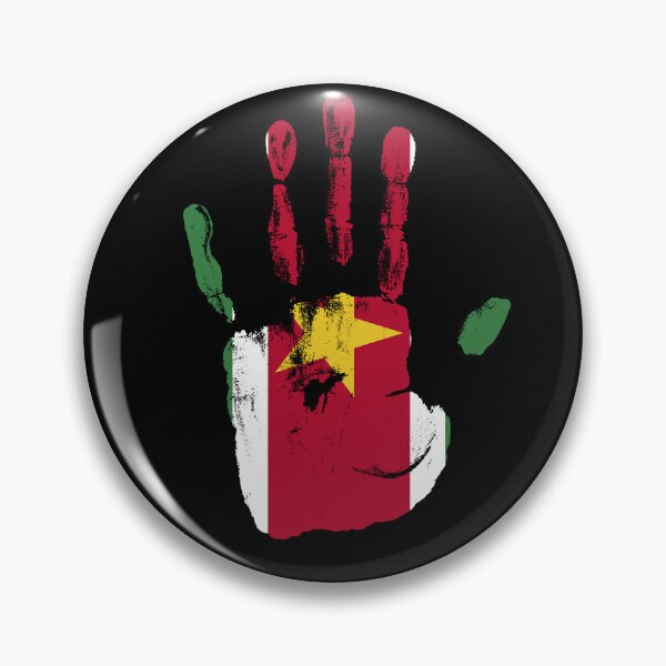 Item preview, Hand Suriname Flag Palm designed and sold by rafaeltto.