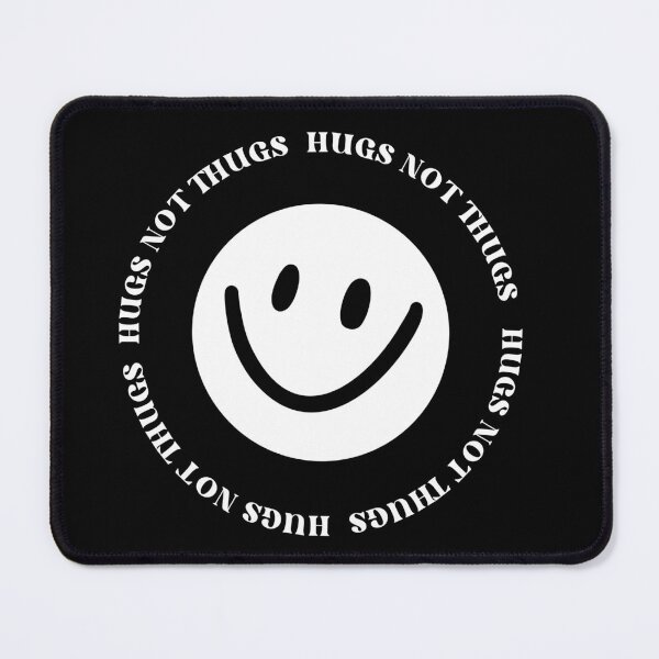 Item preview, Hugs Not Thugs Smiley Face T-shirt designed and sold by Nerdygirlteez.