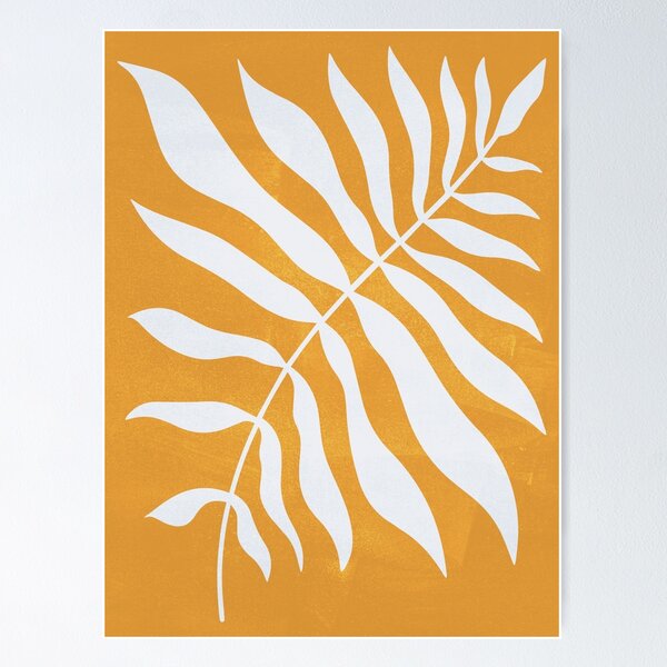 Artikel-Vorschau von Wild Ferns: Tangerine Edition Kunstdruck | Mid-Century-Ausgabe, designt und verkauft von karanwashere.