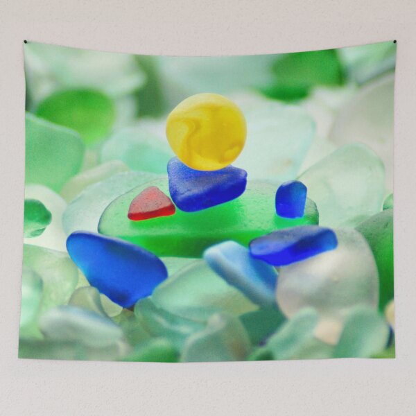 Item preview, Seaglass and Yellow Marble Sea Glass designed and sold by LeslieMac713.