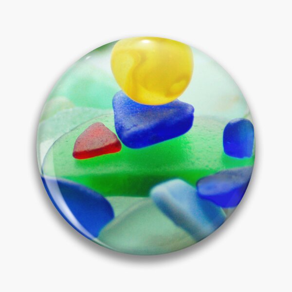 Item preview, Seaglass and Yellow Marble Sea Glass designed and sold by LeslieMac713.