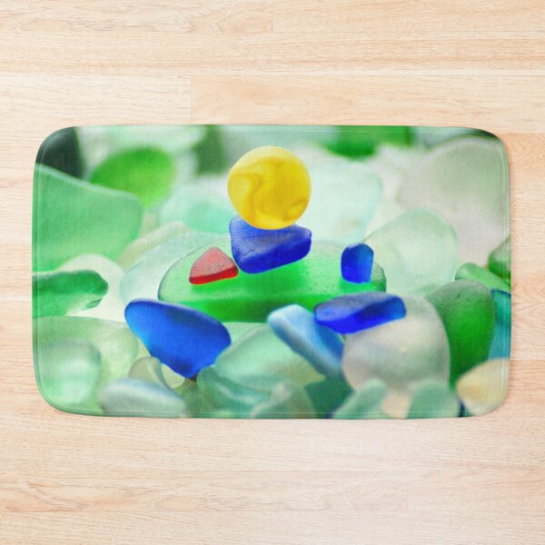 Item preview, Seaglass and Yellow Marble Sea Glass designed and sold by LeslieMac713.