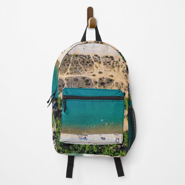 Item preview, Beautiful Blue Lake Beach Drone Shot designed and sold by oneperception.