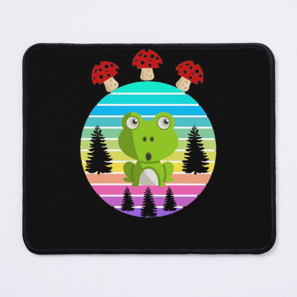 Item preview, cute frog wallpaper, cute frog mushroom designed and sold by Trucker10.