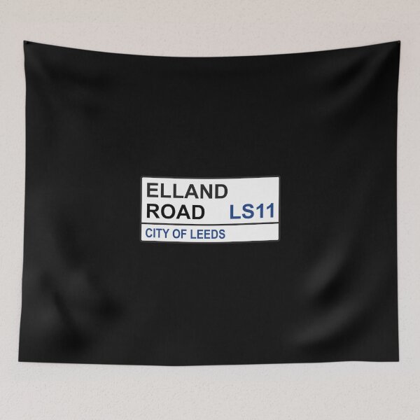 Item preview, Leeds Football Team Elland Road Street Sign Sticker designed and sold by ButerDino.