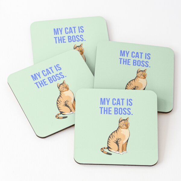 Item preview, My cat is the boss! designed and sold by FloridaKeys1984.
