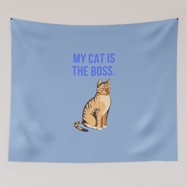 Item preview, My cat is the boss! designed and sold by FloridaKeys1984.