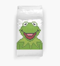 Kermit The Muppets Pixel Character Duvet Cover