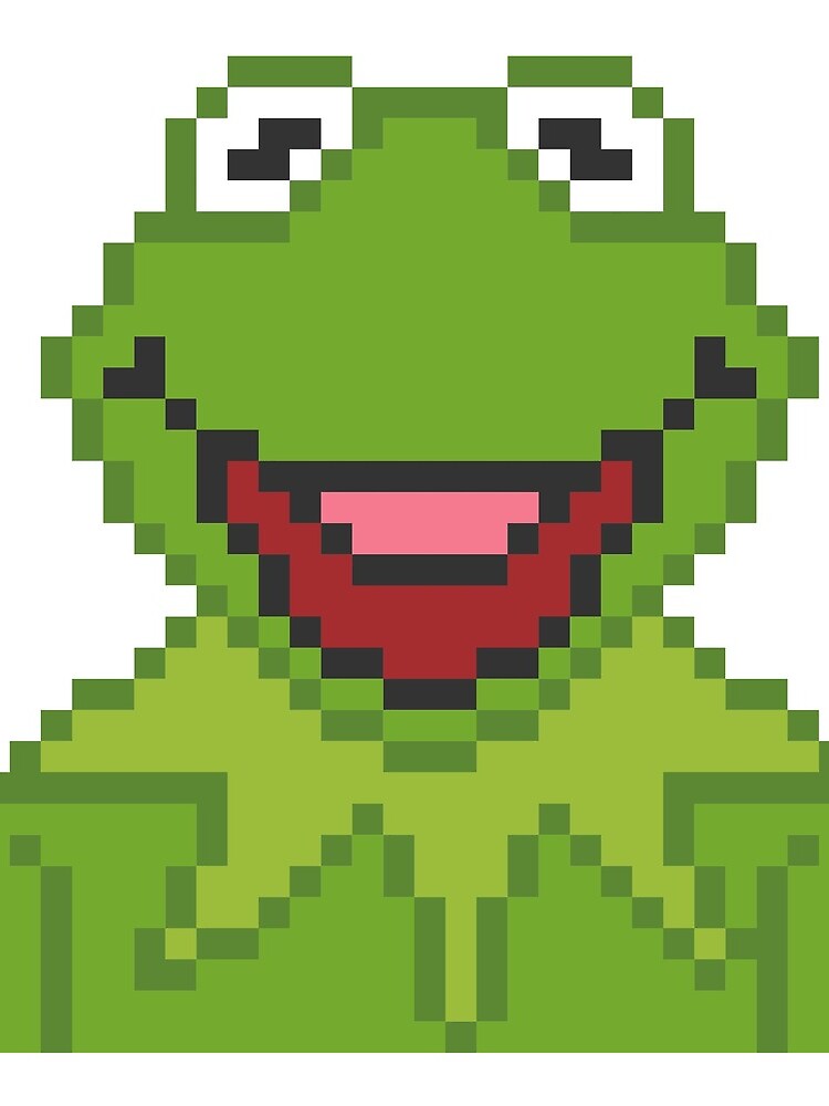 Kermit The Frog Pixel Art Pixel Art Mario Easy Pixel 2894