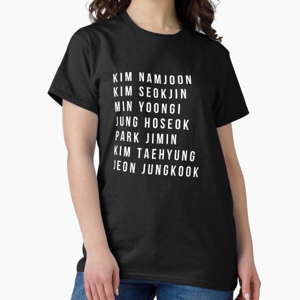 Artikel-Vorschau von BTS | Kpop | Namen | OT7 | Bts-Gruppe | Bangtan, designt und verkauft von Daebakshop.