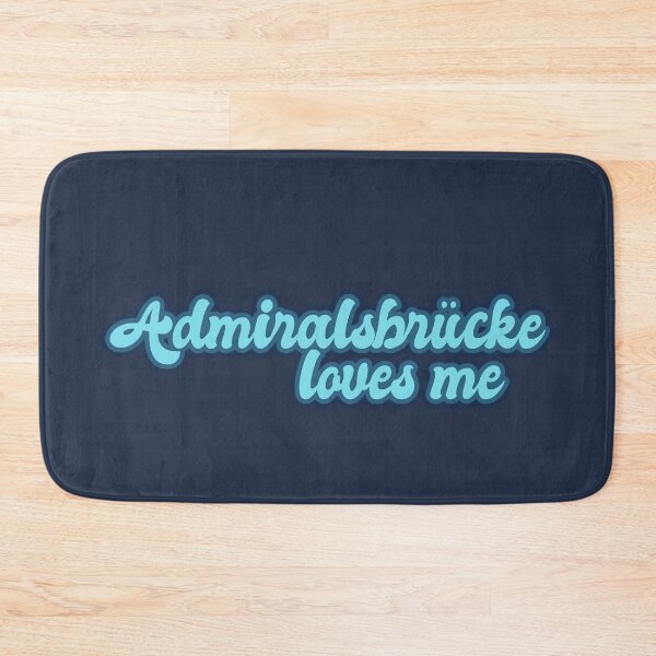 Item preview, Amiralsbruecke loves me - Blue designed and sold by Chubuter.