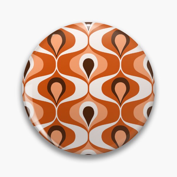 Item preview, Mod Retro Patterned 70s Print designed and sold by meggydesigns.