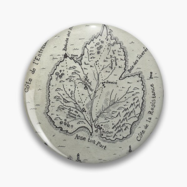 Item preview, The Feminist Island - Vintage Map designed and sold by Loki Propagandart.