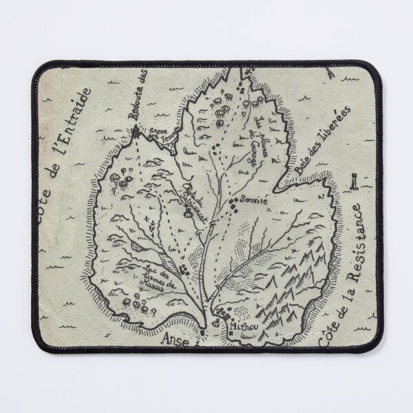 Item preview, The Feminist Island - Vintage Map designed and sold by Loki Propagandart.