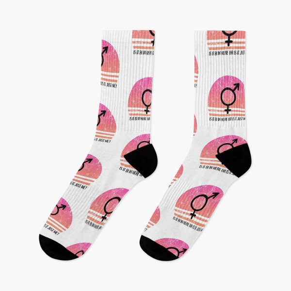 Item preview, Is It Bi In Here Or Is It Just Me Pink Retro Sunset designed and sold by LuckyKermit.