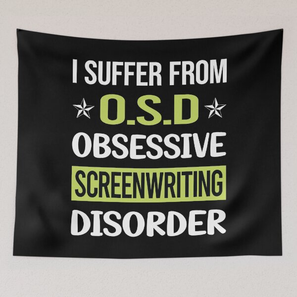 Item preview, Obsessive Love Screenwriting Screenwriter designed and sold by DrearyStore60.