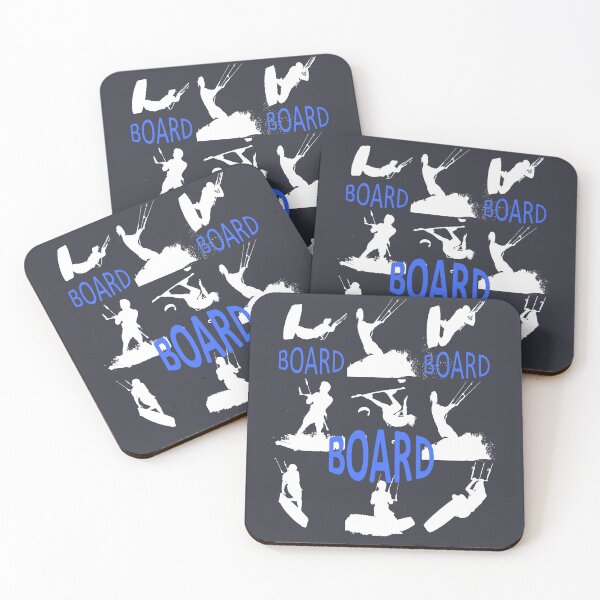 Item preview, Board Board Board Kiteboard Humor White Silhouette designed and sold by taiche.