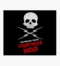 Stuntman Mike Photographic Print