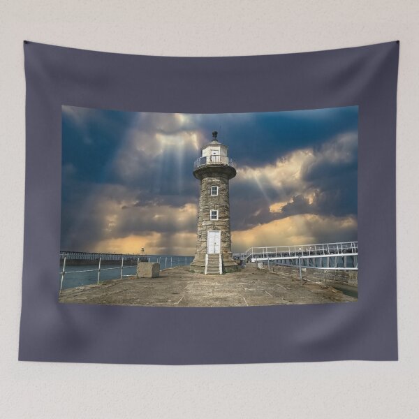 Item preview, Whitby East Pier Lighthouse  designed and sold by Alisonchambers2.
