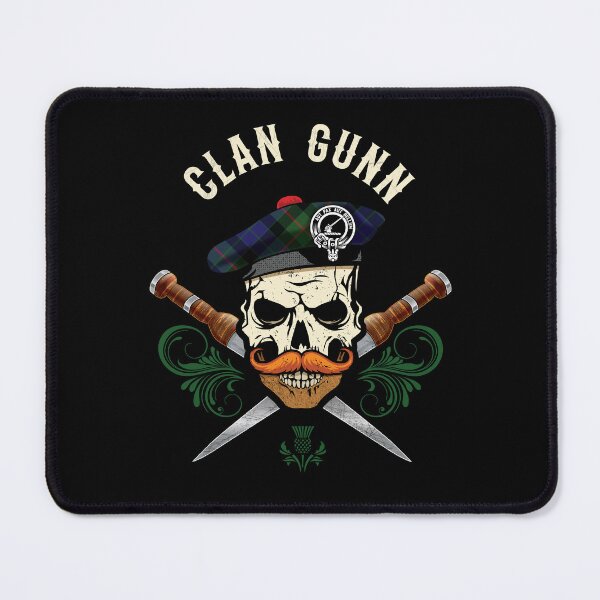 Item preview, Clan Gunn Scottish Skull Crest Badge Dirk designed and sold by CelticFolk.
