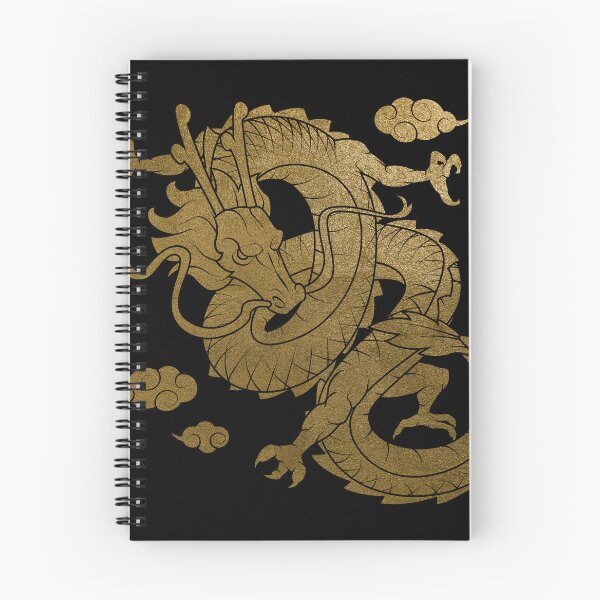 Item preview, Gold Chinese Dragon with Black Background NEW designed and sold by SoccaTamam.