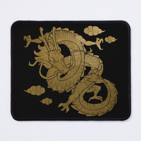 Item preview, Gold Chinese Dragon with Black Background NEW designed and sold by SoccaTamam.