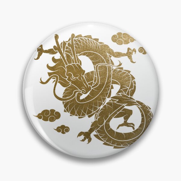 Item preview, Gold Chinese Dragon with Black Background NEW designed and sold by SoccaTamam.