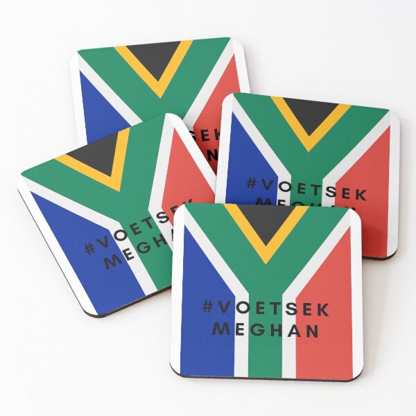 Item preview, #VoetsekMeghan South Africa flag designed and sold by WmArt-design.