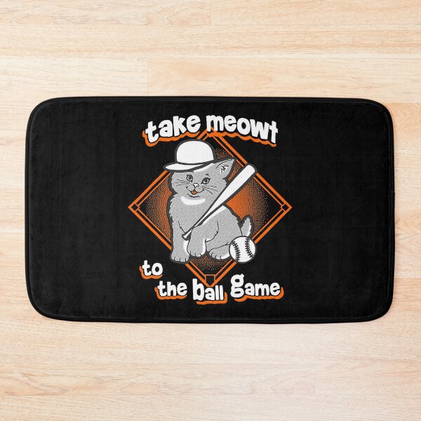Item preview, Take Meowt Ball Game Funny Cat Baseball designed and sold by MichelSorour.
