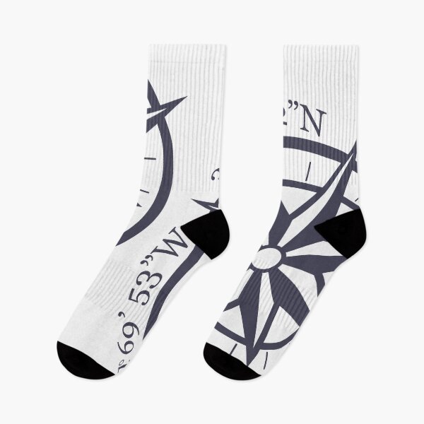 Item preview, Compass design with geographical coordinates - white designed and sold by BattaAnastasia.
