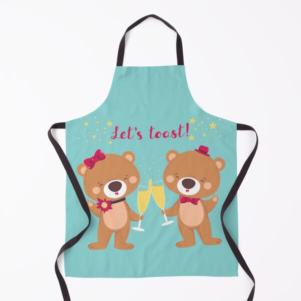 Item preview, new year's eve cheers teddy bear designed and sold by Angela Sbandelli.