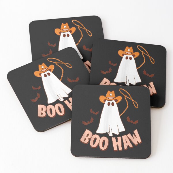 Item preview, Halloween Boo Haw Ghost Funny Cowboy Cowgirl Western designed and sold by TaraxDoolittle.