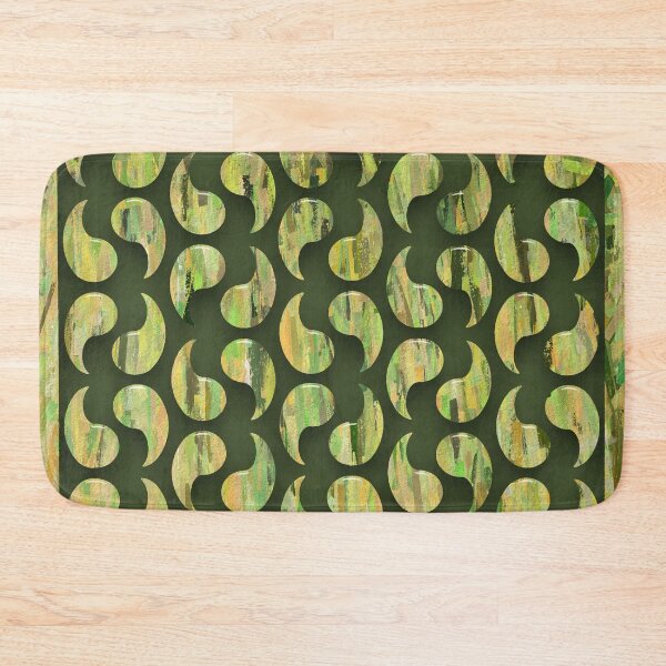 Item preview, Yin Yang Green Pattern designed and sold by KeeganCreations.