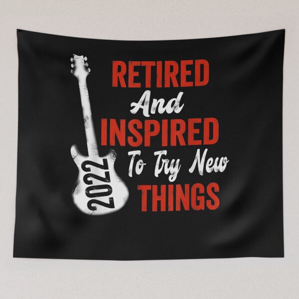 Item preview, 2022 Retirement Party Retired And Inspired To Play Guitar  designed and sold by andrewbashfordb.