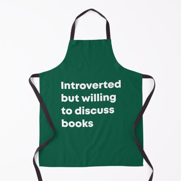 Item preview, Introverted But Willing To Discuss Books designed and sold by AthenaSerenity.