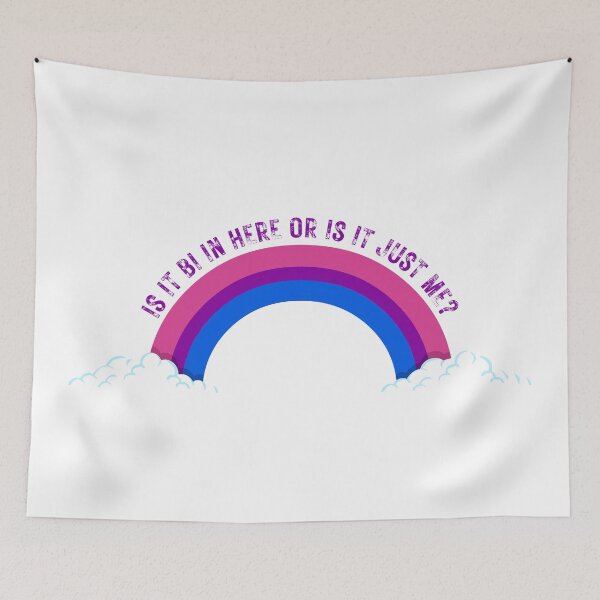 Item preview, Is It Bi In Here Or Is It Just Me Bisexual Rainbow designed and sold by LuckyKermit.