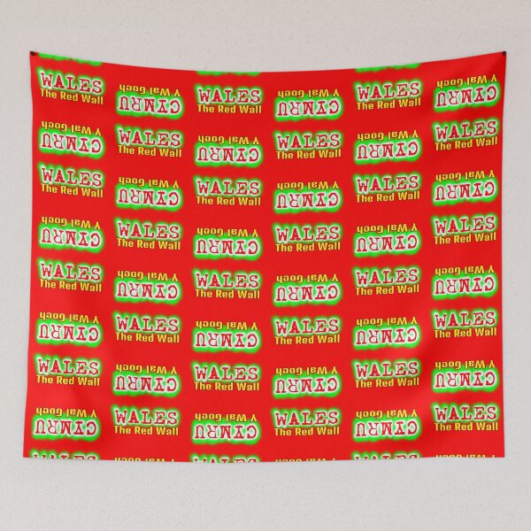 Item preview, The Red Wall Y Wal Goch Bilingual designed and sold by Aurorapod.
