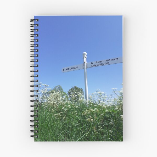 Item preview, Rural Norfolk Road Sign against verge designed and sold by angelahumphreyd.