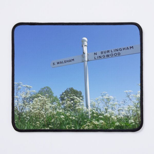 Item preview, Rural Norfolk Road Sign against verge designed and sold by angelahumphreyd.