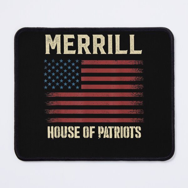 Item preview, Merrill Last Name Surname American Flag Family  designed and sold by andrewbashfordb.