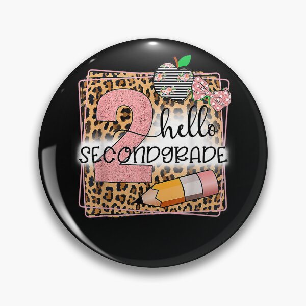 Item preview, Hello Second Grade Leopard Print 2nd Grade Back To School  designed and sold by andrewbashfordb.