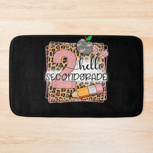 Item preview, Hello Second Grade Leopard Print 2nd Grade Back To School  designed and sold by andrewbashfordb.